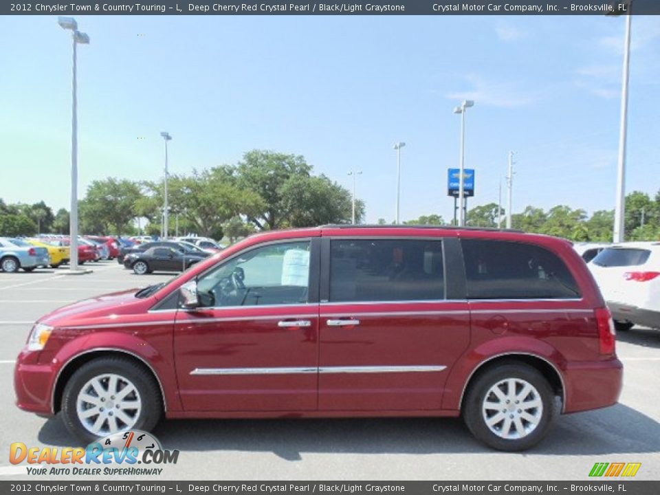 2012 Chrysler Town & Country Touring - L Deep Cherry Red Crystal Pearl / Black/Light Graystone Photo #2