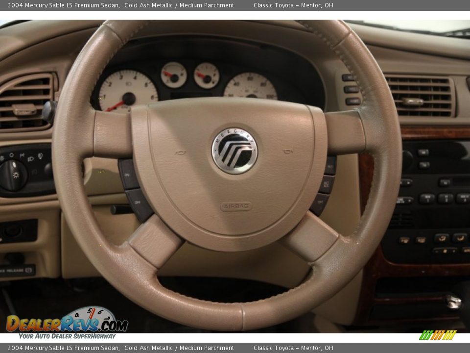 2004 Mercury Sable LS Premium Sedan Steering Wheel Photo #7