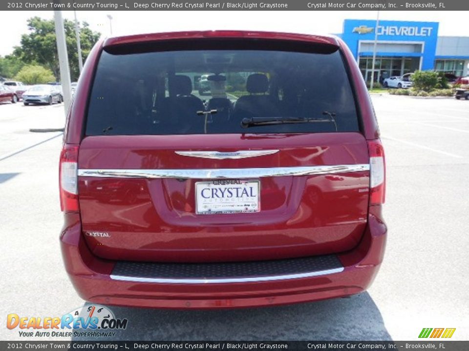 2012 Chrysler Town & Country Touring - L Deep Cherry Red Crystal Pearl / Black/Light Graystone Photo #9