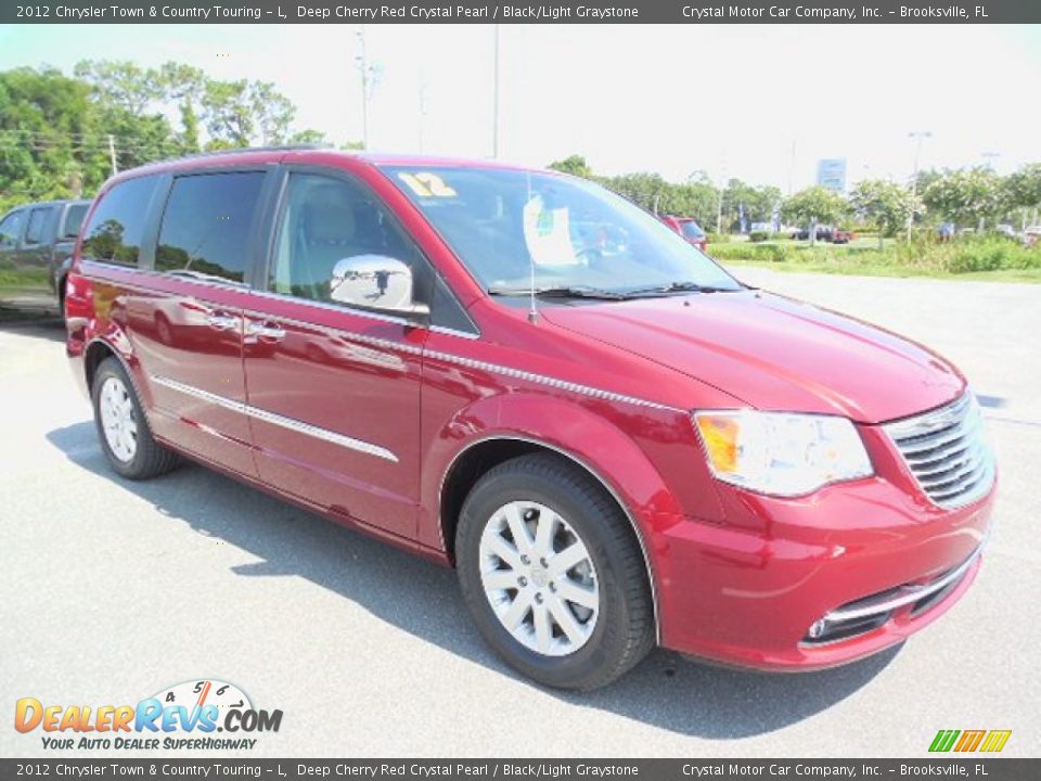 2012 Chrysler Town & Country Touring - L Deep Cherry Red Crystal Pearl / Black/Light Graystone Photo #13