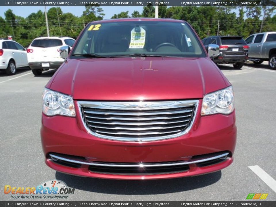 2012 Chrysler Town & Country Touring - L Deep Cherry Red Crystal Pearl / Black/Light Graystone Photo #16