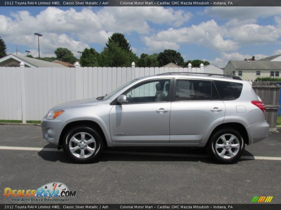 2012 Toyota RAV4 Limited 4WD Classic Silver Metallic / Ash Photo #2