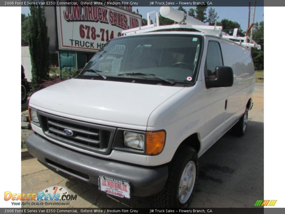2006 Ford E Series Van E350 Commercial Oxford White / Medium Flint Grey Photo #1