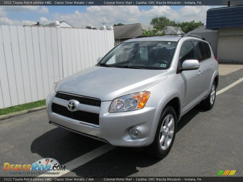2012 Toyota RAV4 Limited 4WD Classic Silver Metallic / Ash Photo #9