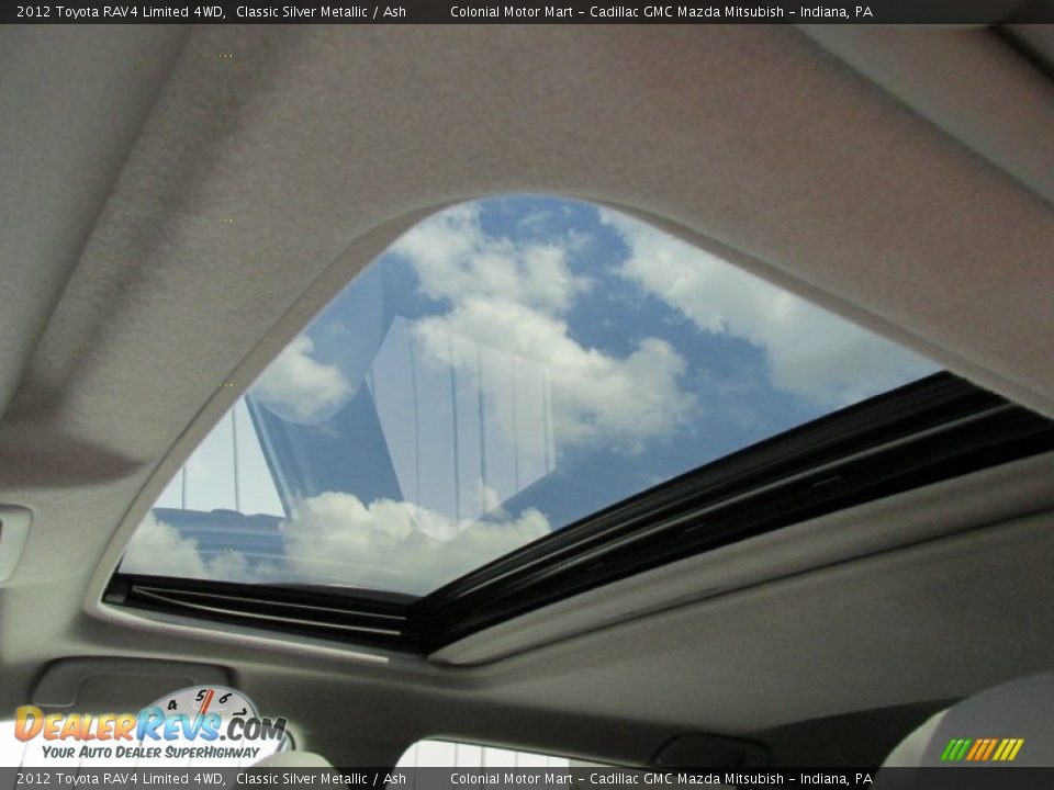 2012 Toyota RAV4 Limited 4WD Classic Silver Metallic / Ash Photo #12