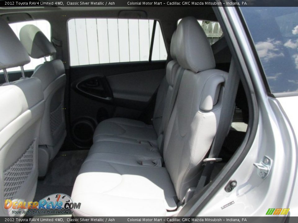 2012 Toyota RAV4 Limited 4WD Classic Silver Metallic / Ash Photo #14