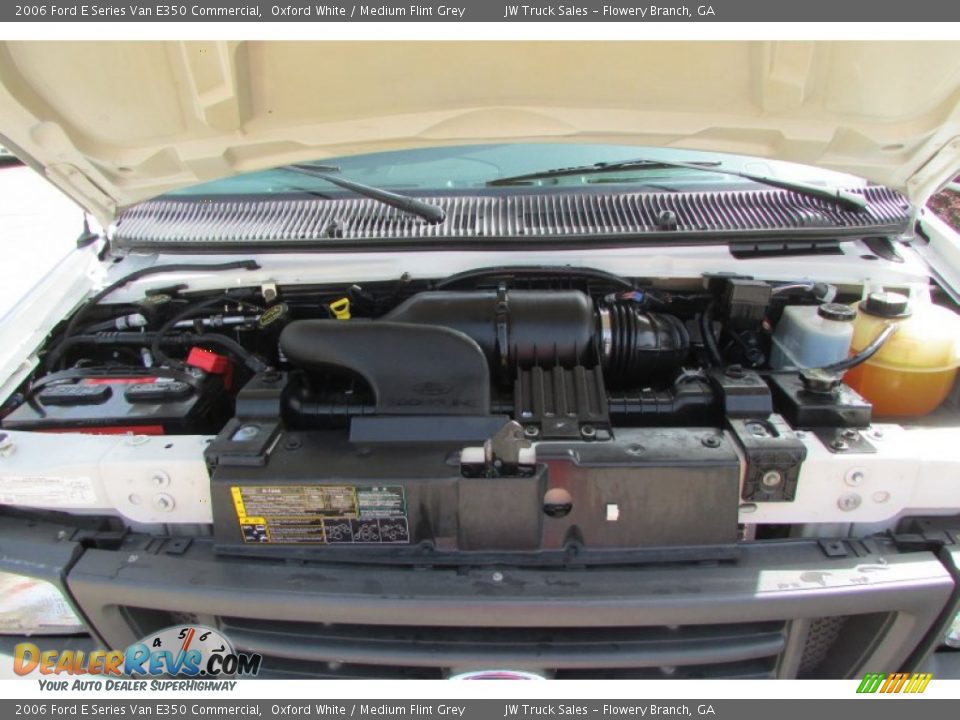 2006 Ford E Series Van E350 Commercial Oxford White / Medium Flint Grey Photo #10
