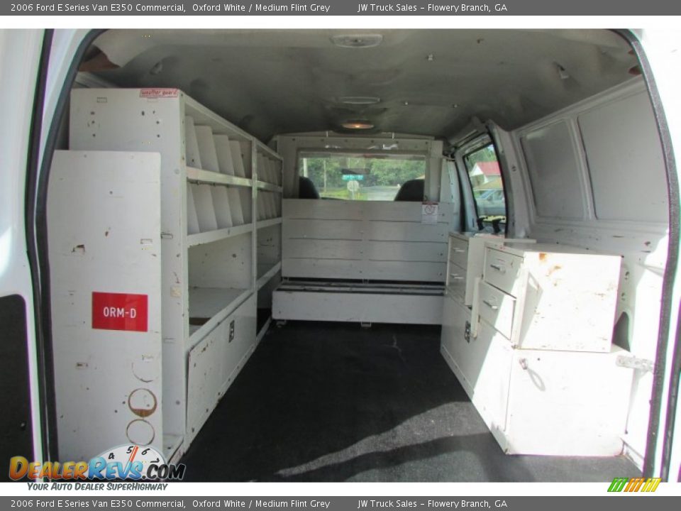 2006 Ford E Series Van E350 Commercial Oxford White / Medium Flint Grey Photo #14