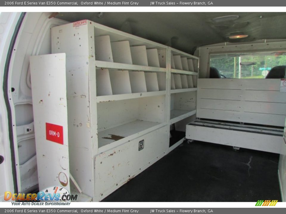 2006 Ford E Series Van E350 Commercial Oxford White / Medium Flint Grey Photo #15