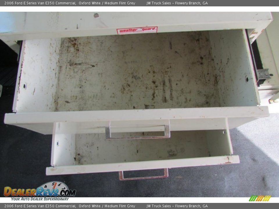 2006 Ford E Series Van E350 Commercial Oxford White / Medium Flint Grey Photo #22