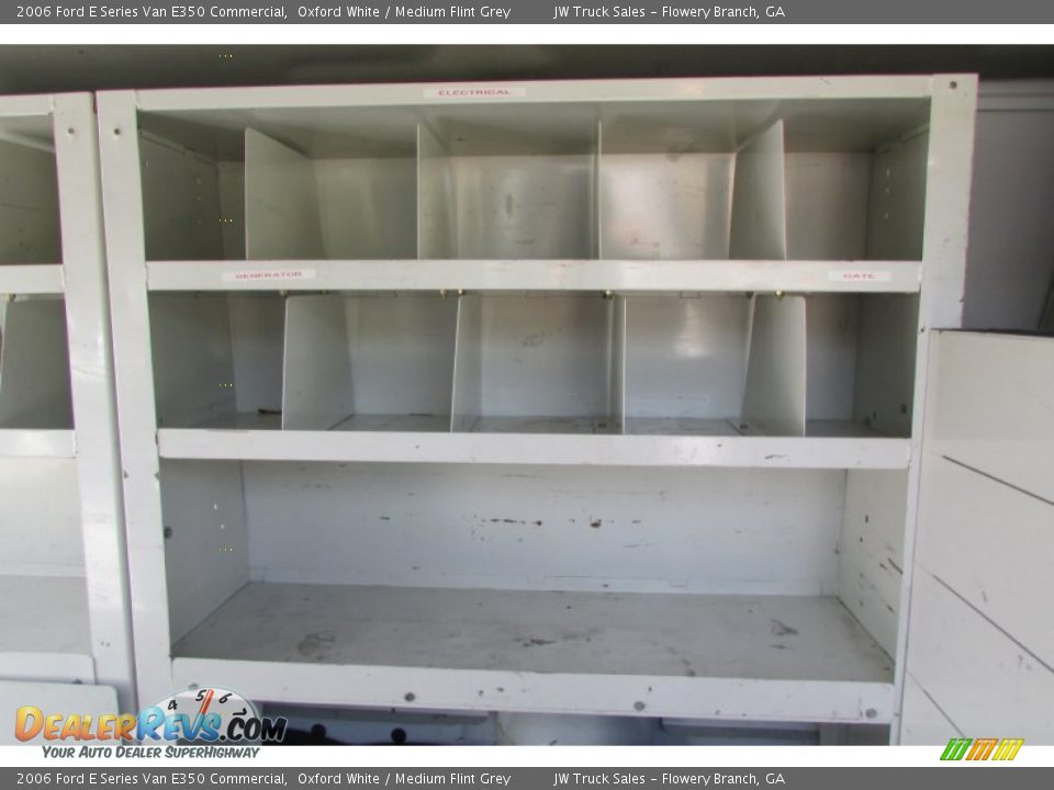 2006 Ford E Series Van E350 Commercial Oxford White / Medium Flint Grey Photo #27