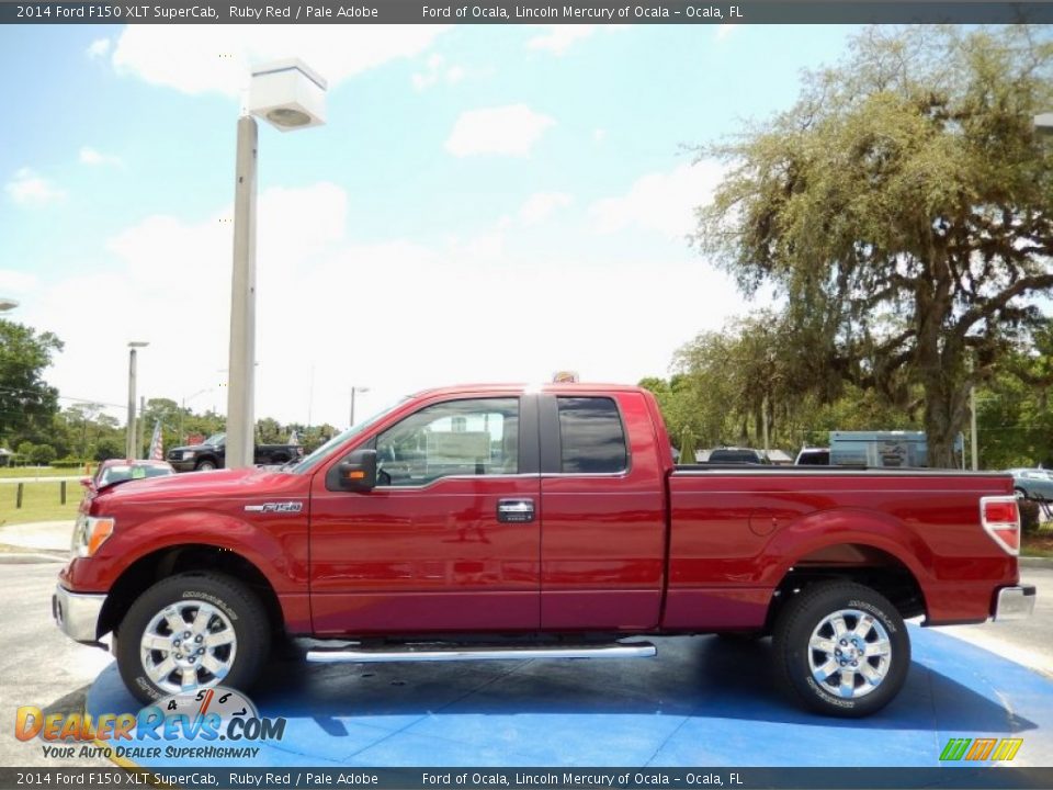 Ruby Red 2014 Ford F150 XLT SuperCab Photo #2