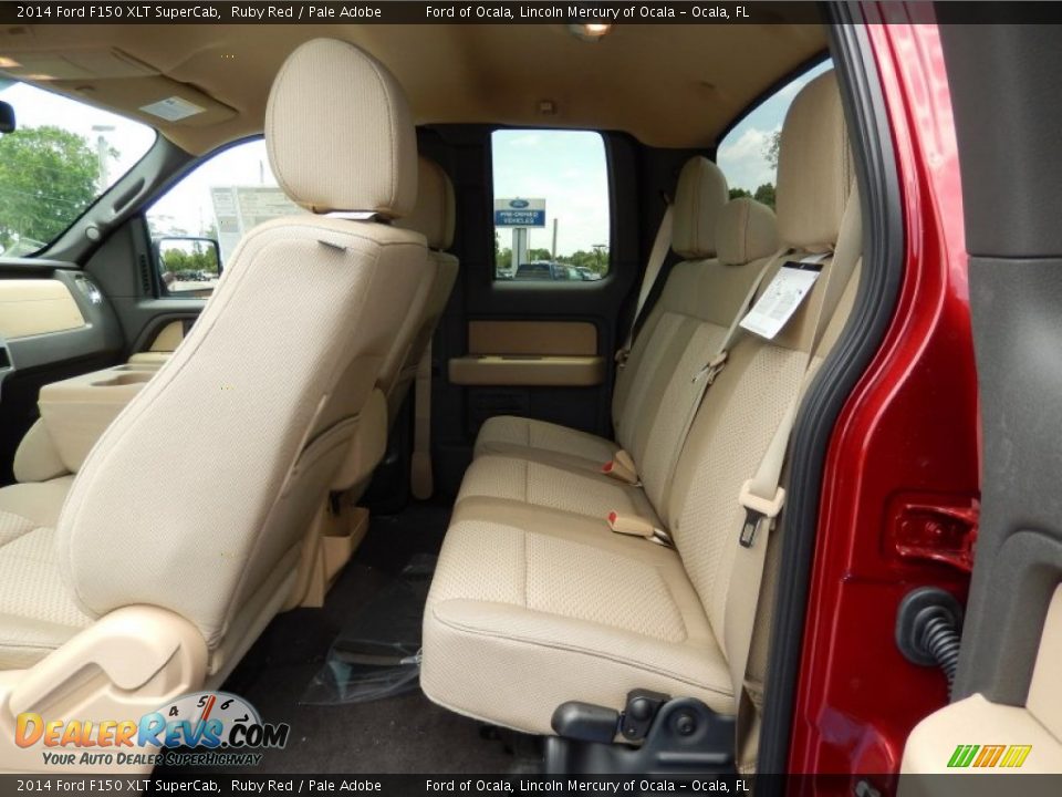 Rear Seat of 2014 Ford F150 XLT SuperCab Photo #7