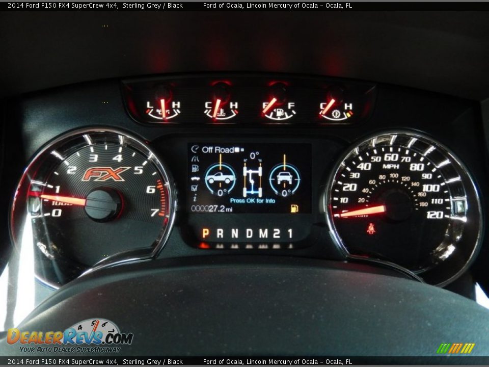 2014 Ford F150 FX4 SuperCrew 4x4 Sterling Grey / Black Photo #10
