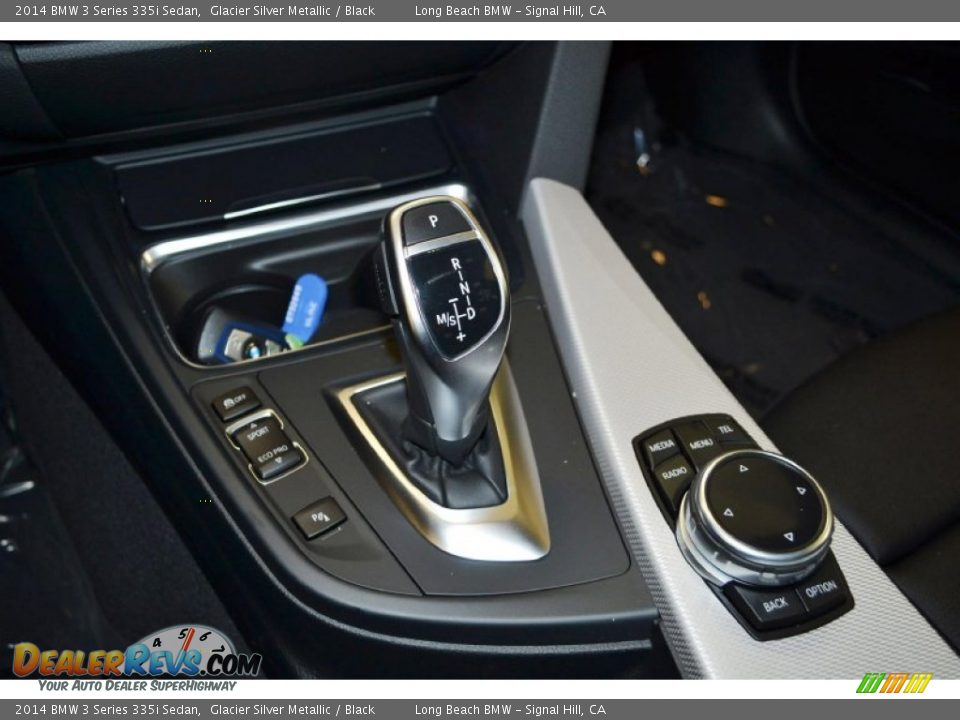 2014 BMW 3 Series 335i Sedan Glacier Silver Metallic / Black Photo #8