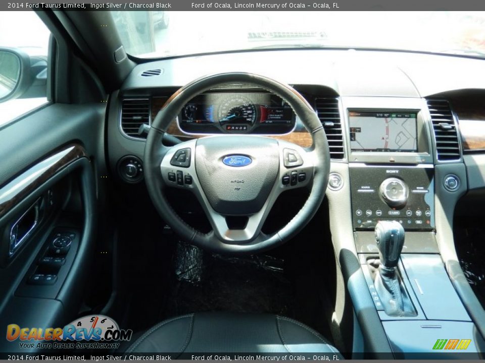 2014 Ford Taurus Limited Ingot Silver / Charcoal Black Photo #8