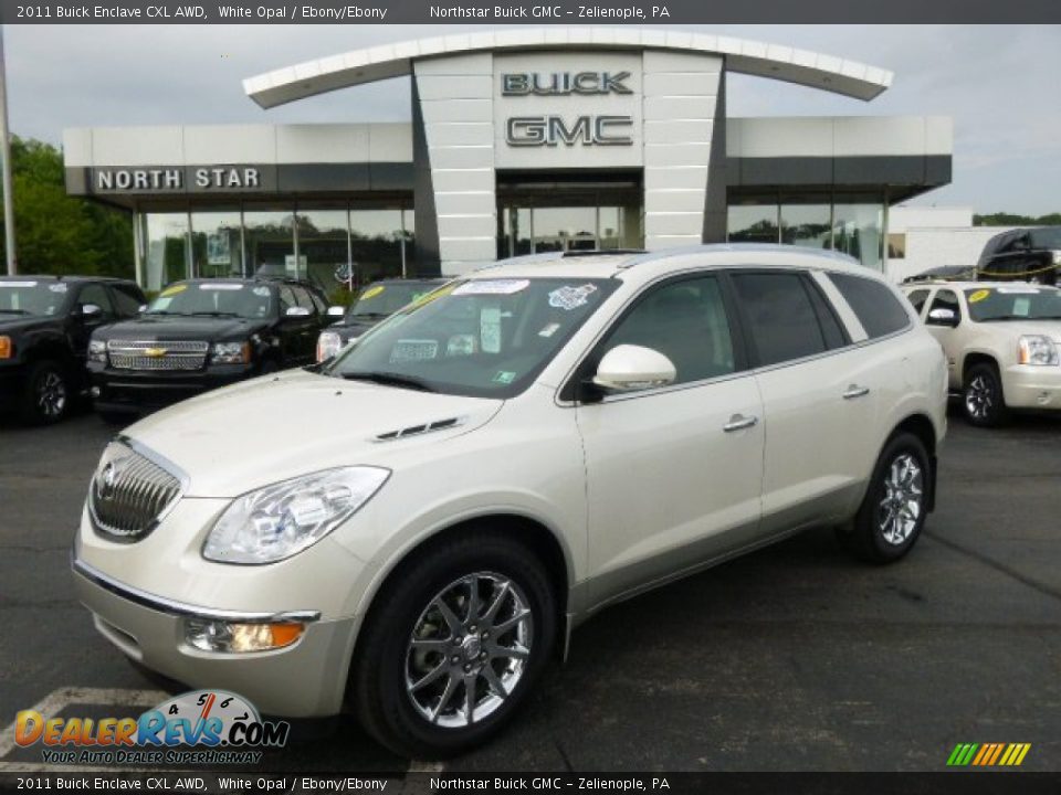 2011 Buick Enclave CXL AWD White Opal / Ebony/Ebony Photo #1