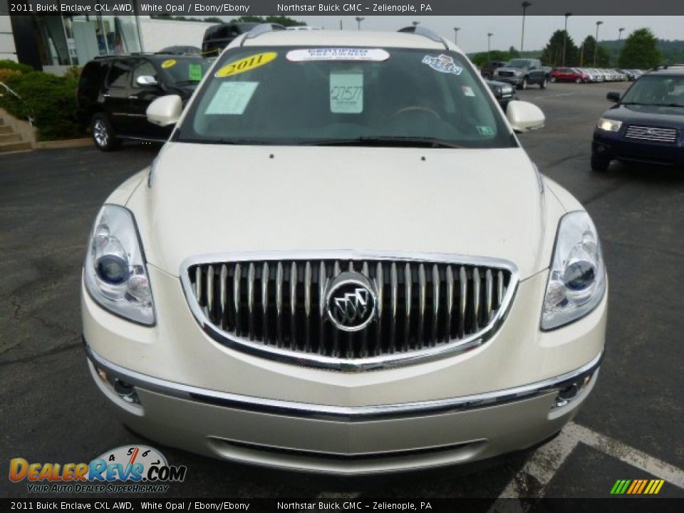 2011 Buick Enclave CXL AWD White Opal / Ebony/Ebony Photo #2