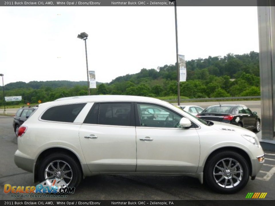 2011 Buick Enclave CXL AWD White Opal / Ebony/Ebony Photo #4