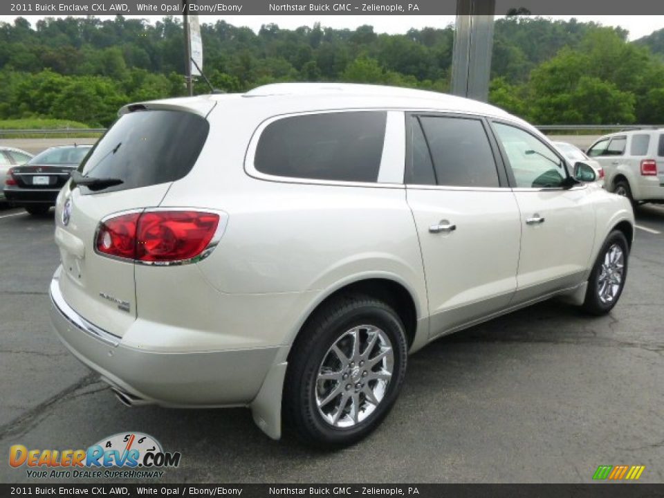 2011 Buick Enclave CXL AWD White Opal / Ebony/Ebony Photo #5