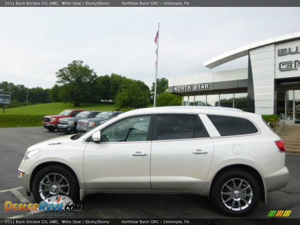 2011 Buick Enclave CXL AWD White Opal / Ebony/Ebony Photo #8
