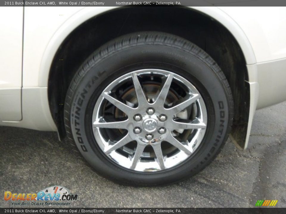 2011 Buick Enclave CXL AWD White Opal / Ebony/Ebony Photo #9