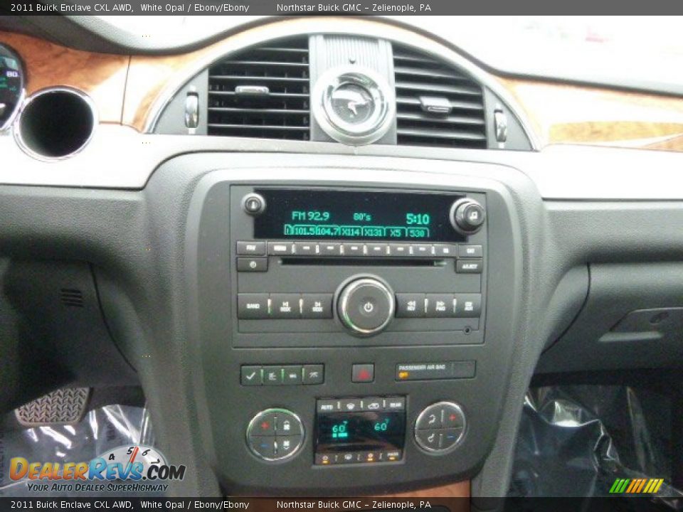 Controls of 2011 Buick Enclave CXL AWD Photo #15