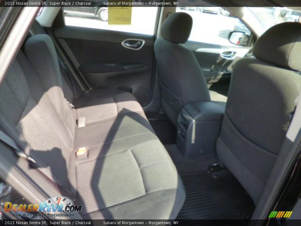 2013 Nissan Sentra SR Super Black / Charcoal Photo #5
