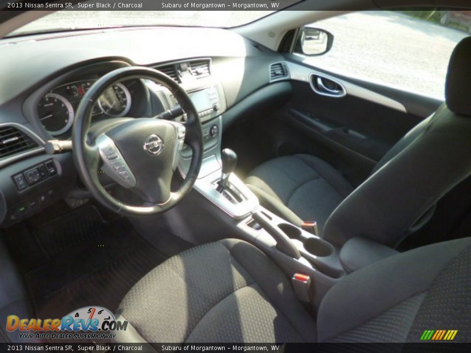2013 Nissan Sentra SR Super Black / Charcoal Photo #6