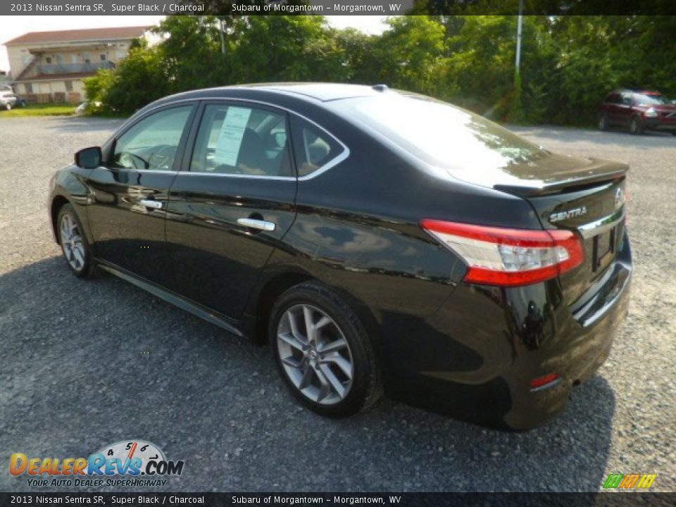 2013 Nissan Sentra SR Super Black / Charcoal Photo #9