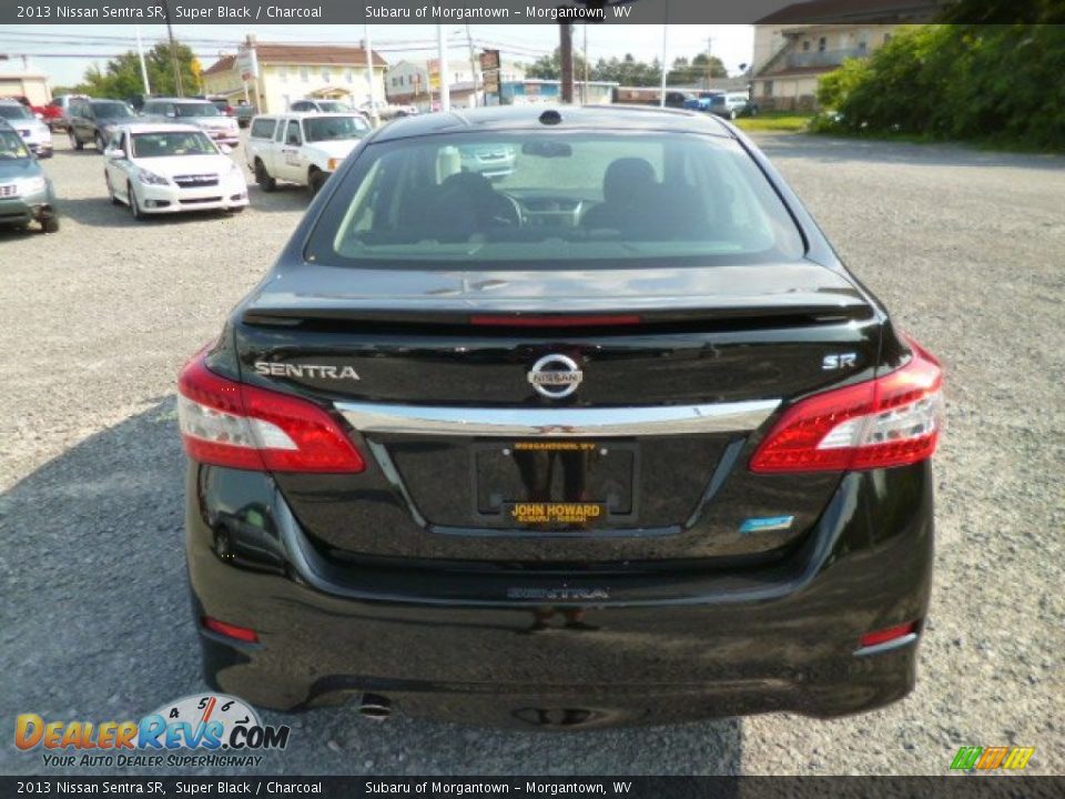 2013 Nissan Sentra SR Super Black / Charcoal Photo #10