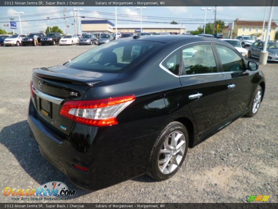 2013 Nissan Sentra SR Super Black / Charcoal Photo #11