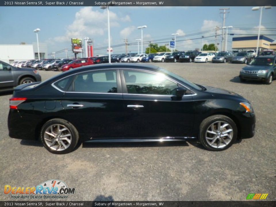 2013 Nissan Sentra SR Super Black / Charcoal Photo #12