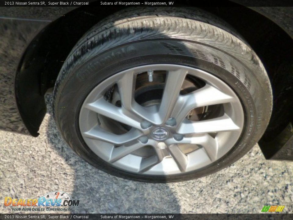 2013 Nissan Sentra SR Super Black / Charcoal Photo #13