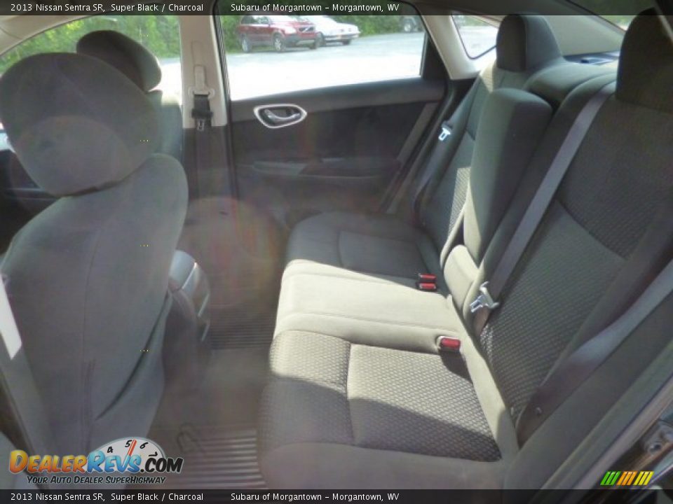 2013 Nissan Sentra SR Super Black / Charcoal Photo #14