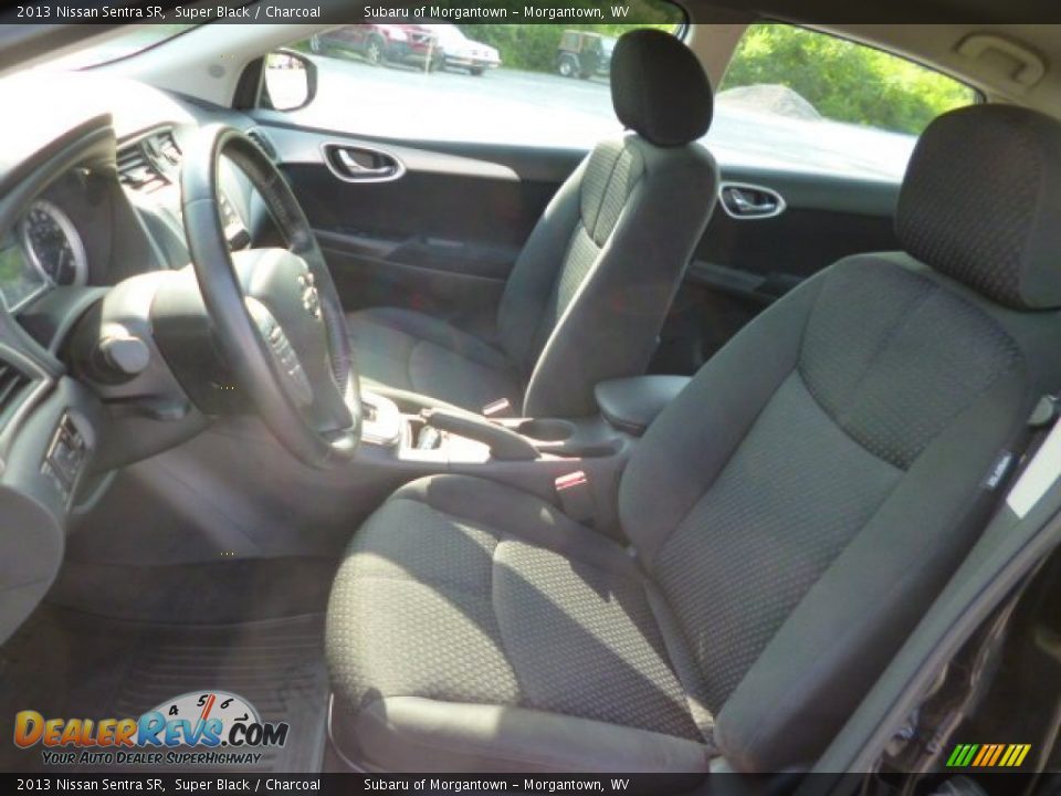 2013 Nissan Sentra SR Super Black / Charcoal Photo #15