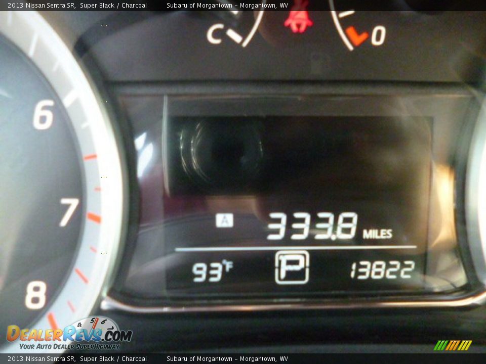 2013 Nissan Sentra SR Super Black / Charcoal Photo #20
