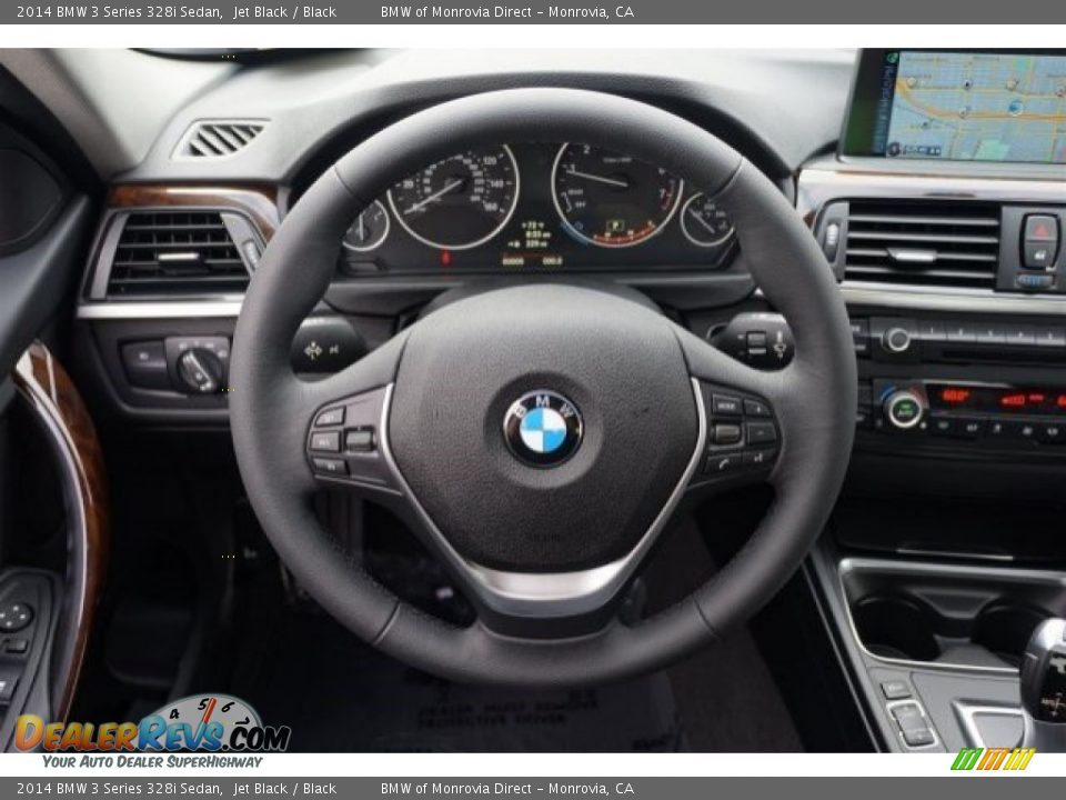 2014 BMW 3 Series 328i Sedan Jet Black / Black Photo #9