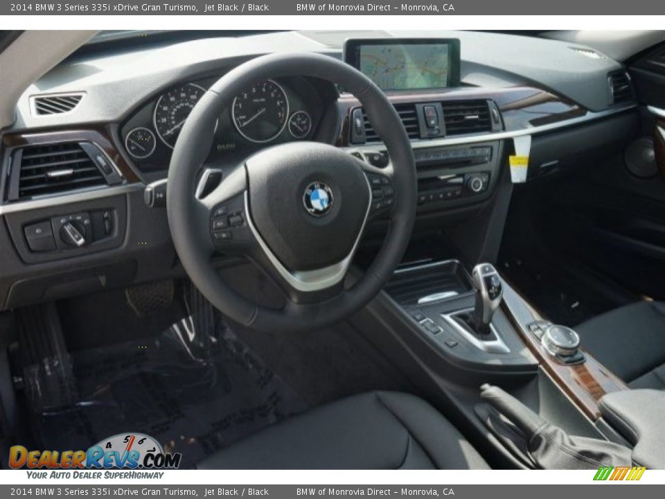 2014 BMW 3 Series 335i xDrive Gran Turismo Jet Black / Black Photo #6