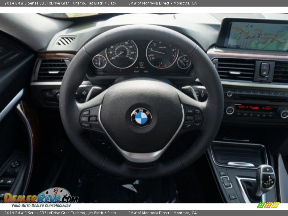 2014 BMW 3 Series 335i xDrive Gran Turismo Jet Black / Black Photo #9