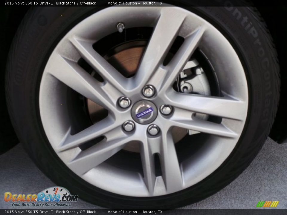 2015 Volvo S60 T5 Drive-E Black Stone / Off-Black Photo #6
