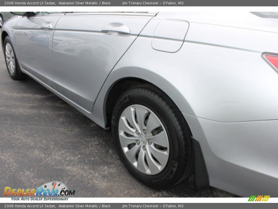 2008 Honda Accord LX Sedan Alabaster Silver Metallic / Black Photo #4