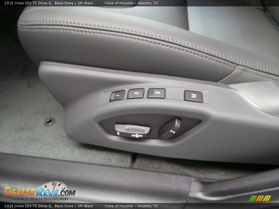 2015 Volvo S60 T5 Drive-E Black Stone / Off-Black Photo #10