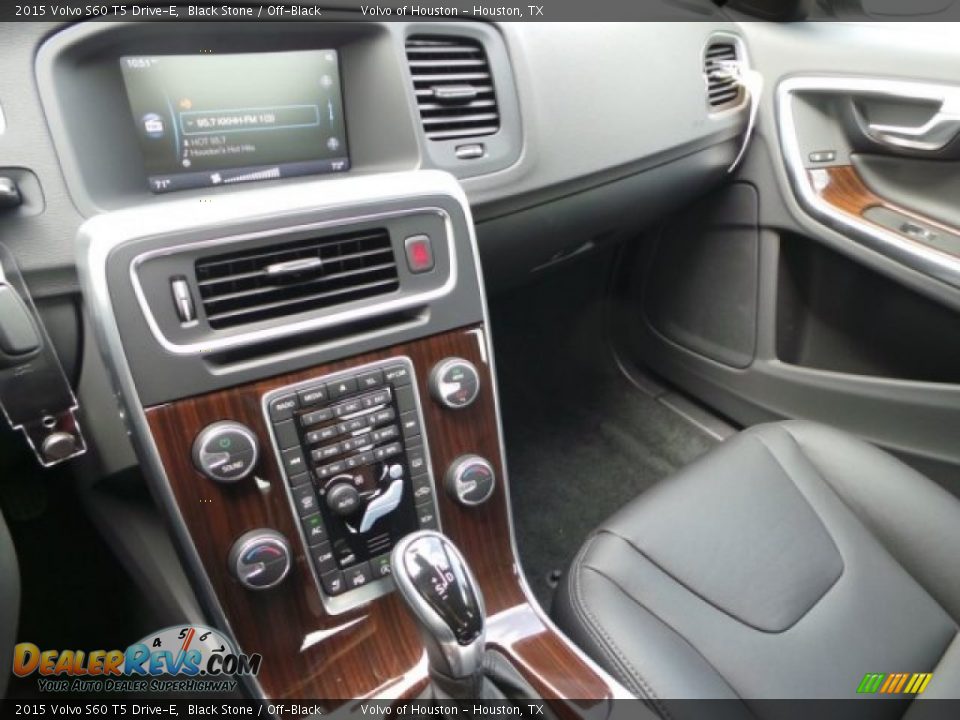 2015 Volvo S60 T5 Drive-E Black Stone / Off-Black Photo #11