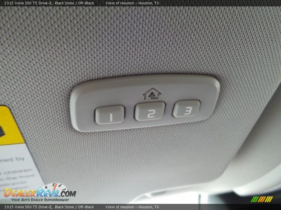 2015 Volvo S60 T5 Drive-E Black Stone / Off-Black Photo #14