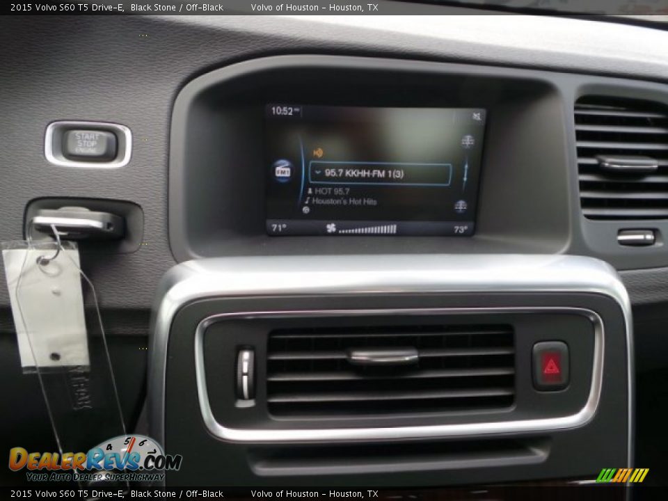 2015 Volvo S60 T5 Drive-E Black Stone / Off-Black Photo #15