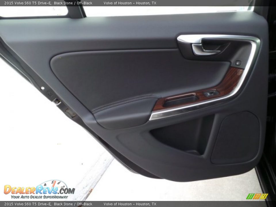 2015 Volvo S60 T5 Drive-E Black Stone / Off-Black Photo #19