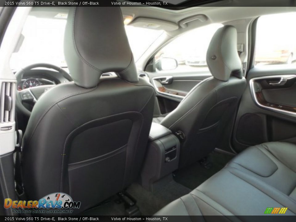 2015 Volvo S60 T5 Drive-E Black Stone / Off-Black Photo #20