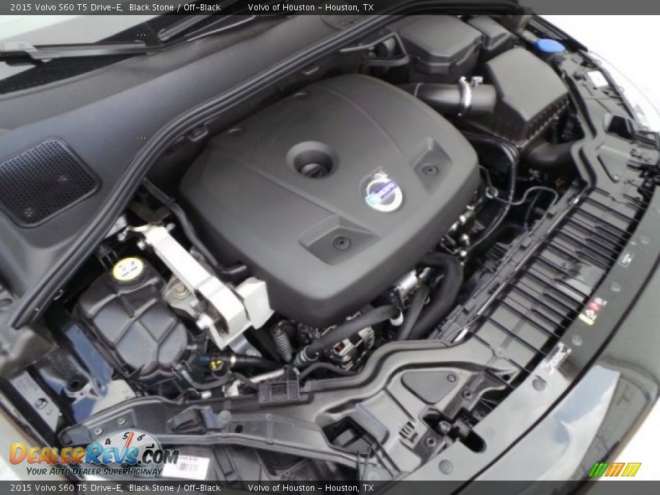 2015 Volvo S60 T5 Drive-E Black Stone / Off-Black Photo #26