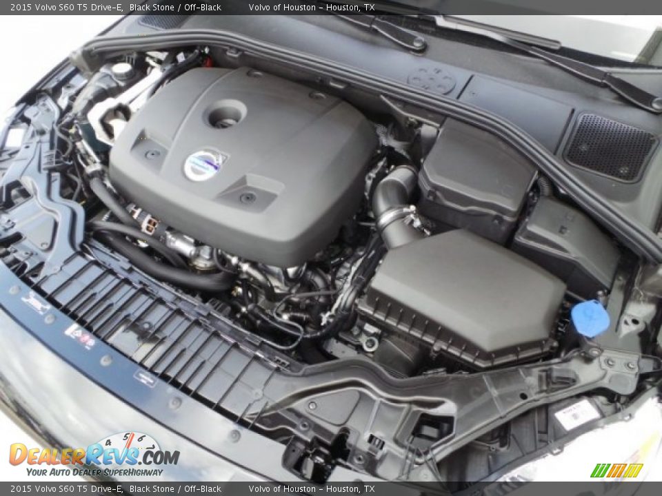 2015 Volvo S60 T5 Drive-E Black Stone / Off-Black Photo #27